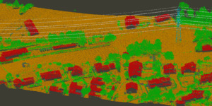 Point cloud classification workflow for ground, vegetation, buildings and power lines